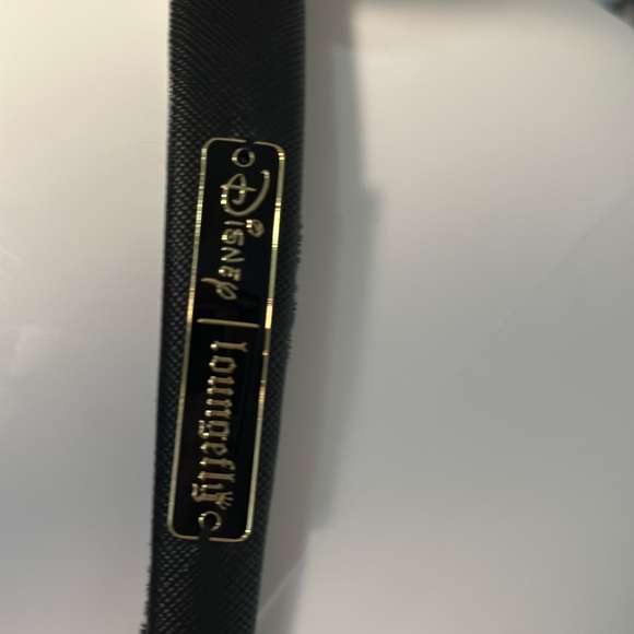 Disney Loungefly Gold and Black Unisex Headband with Bow - Picture 5 of 8